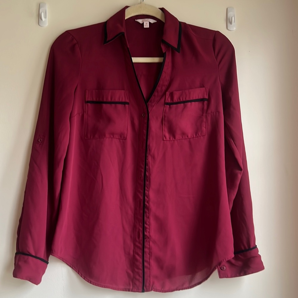 Burgundy Dress Shirt